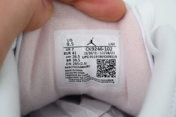 [plus-size shoes]@j3 Mid-Top Women's White Brown Pink Retro Basketball Shoes 29033448