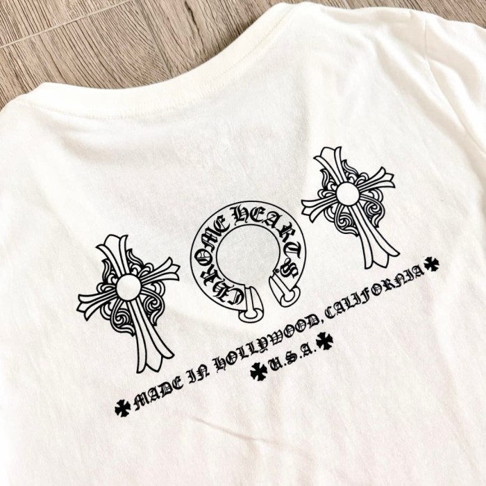1:1 quality version Three Elements Print V-Neck Tee for girls 2 colors 29033515
