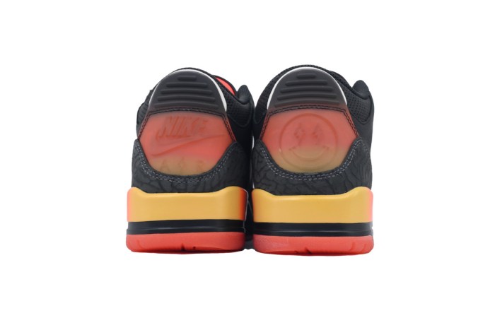 [plus-size shoes]@j3   Rio  Sunset Gradient Mid-Top Retro Basketball Shoes 29033490
