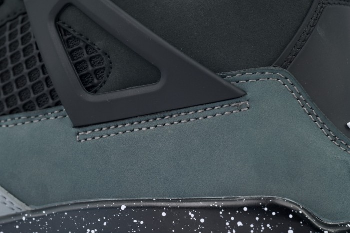 [plus-size shoes]@j4   Fear  Gradient Grey Suede Basketball Shoes 29035120