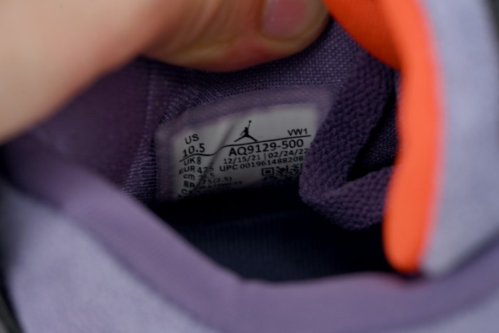 [plus-size shoes] Retro  Canyon Purple  Suede & Mesh Basketball Shoes 29035167