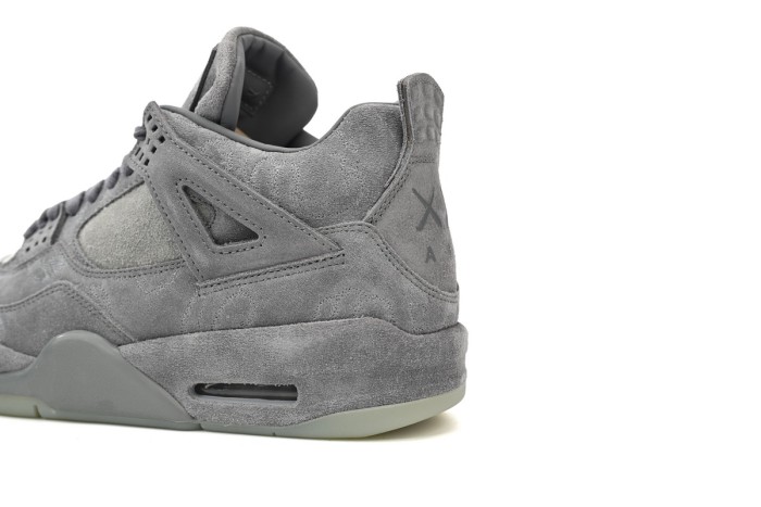 [plus-size shoes] 1:1 quality version @j4 KAWS Cool Grey Suede Basketball Shoes 29035155