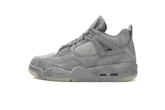 [plus-size shoes] 1:1 quality version @j4 KAWS Cool Grey Suede Basketball Shoes 29035155
