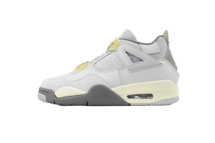 [plus-size shoes]@j4 Retro SE  Craft   Light Smoke Grey Suede Men's Basketball Shoes 29035100