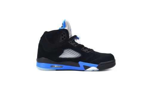 [plus-size shoes] 1:1 quality version Jordan 5 Retro  Racer Blue  Suede & Mesh Basketball Shoes 29035246