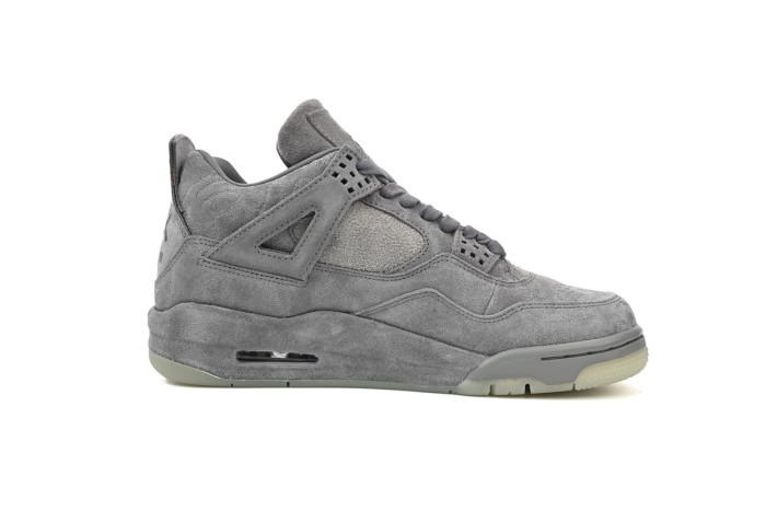[plus-size shoes] 1:1 quality version @j4 KAWS Cool Grey Suede Basketball Shoes 29035155