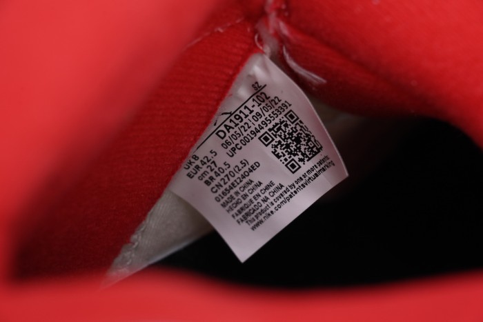 [plus-size shoes] 1:1 quality version @j5   Fire Red  White Leather Basketball Shoes 29035327