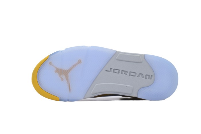 [plus-size shoes] 1:1 quality version Jordan 5  Retro Tokyo 23 Yellow Suede Basketball Shoes 29043253