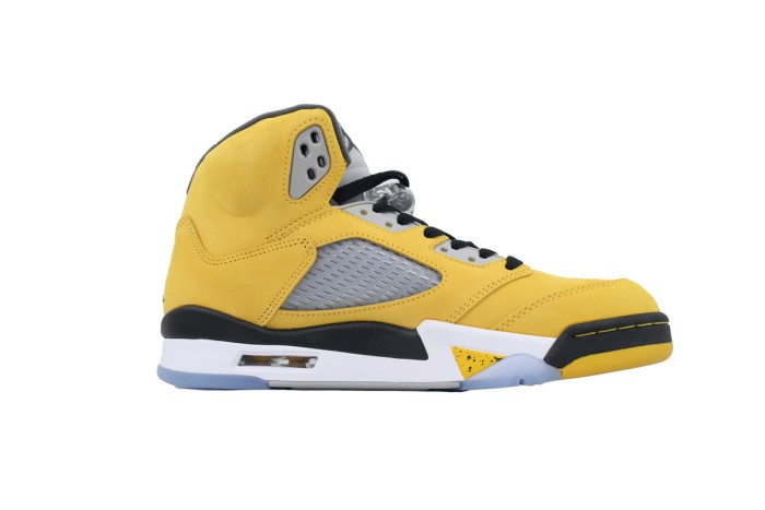 [plus-size shoes] 1:1 quality version Jordan 5  Retro Tokyo 23 Yellow Suede Basketball Shoes 29043253