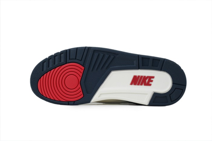[plus-size shoes] 1:1 quality version @j3 x Levi's White Blue Denim & Leather Basketball Shoes 29039820