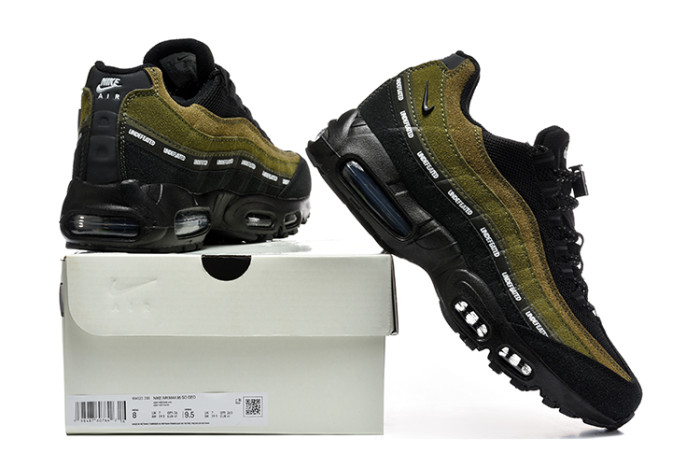 [plus-size shoes]Air Max 95x Undefeated Black Olive Sneakers Air Cushion Running Shoes 29041800