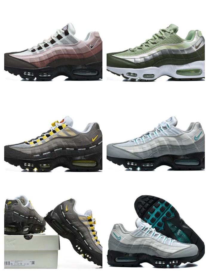 [plus-size shoes]Air Max 95  Air Cushion Breathable Mesh Running Shoes 4 colors 29039404