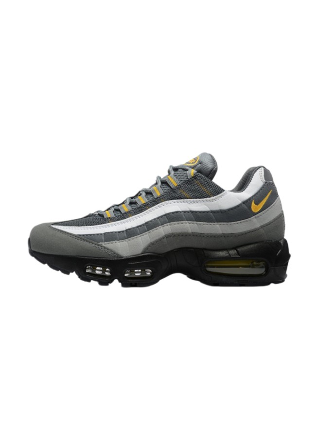 [plus-size shoes]@ir Max 95 Grey White Yellow Gradient Mesh  Air Cushion Running Shoes 29044823