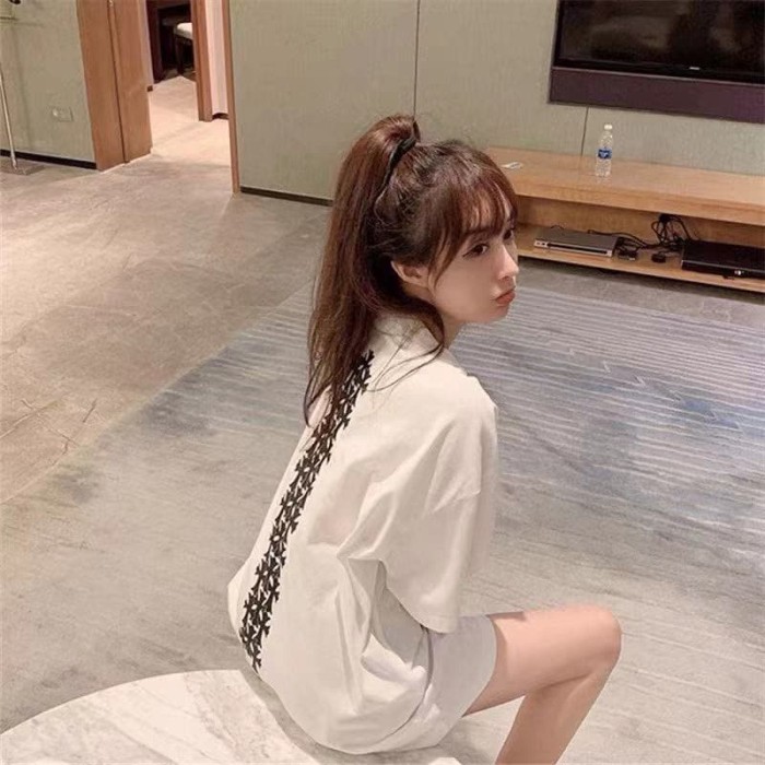 1:1 quality version Back Cross Spine Print Tee 2 colors 29045263