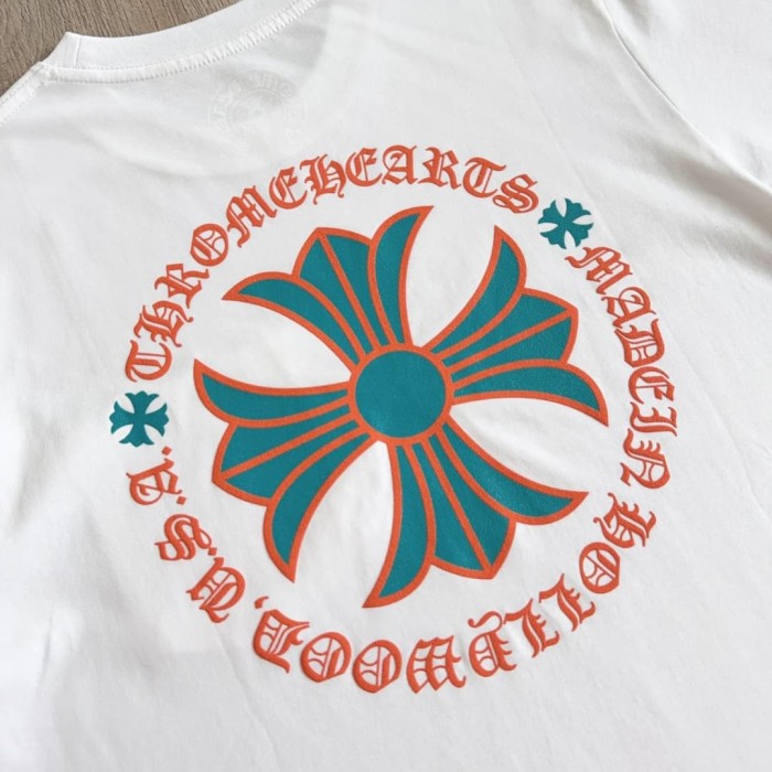 1:1 quality version Miami Limited Orange Cross Print Tee 2 colors 29045264