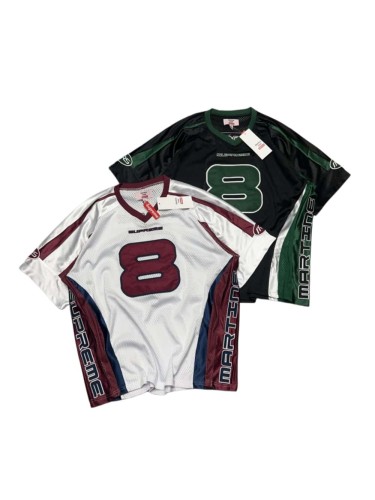 1:1 quality version Co-branded Mesh American Short Sleeve Football Jersey Tee 2 colors 29045931
