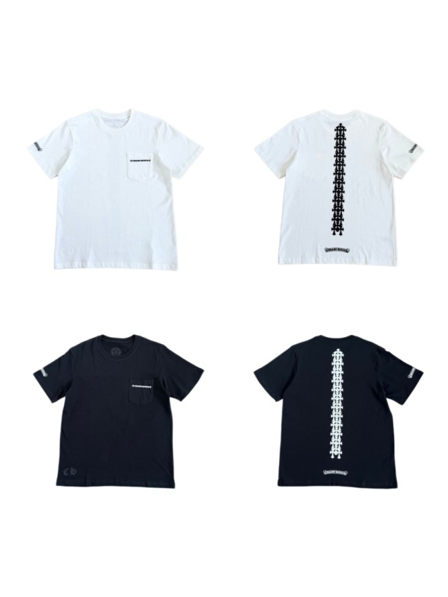 1:1 quality version Back Cross Spine Print Tee 2 colors 29045263