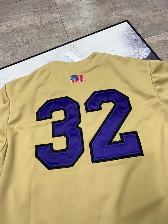 Patch Logo Letter Button Baseball Cardigan Jersey Tee 3 colors 29045887