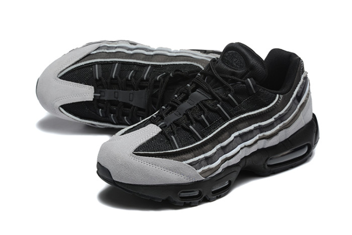 [plus-size shoes]@ir Max 95 Black Grey Gradient  Air Cushion Running Shoes 29045571