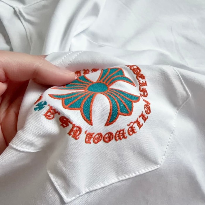 1:1 quality version Miami Limited Orange Cross Print Tee 2 colors 29045264
