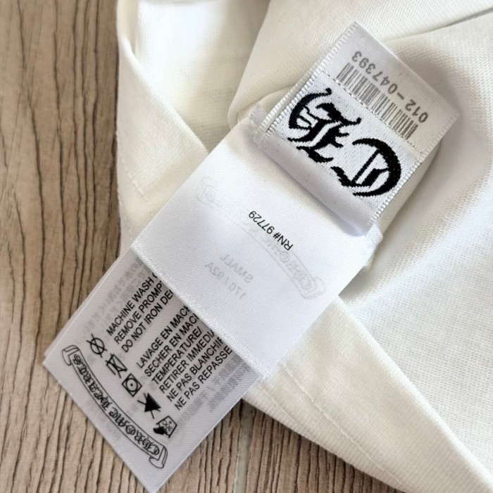 1:1 quality version Back Cross Spine Print Tee 2 colors 29045263
