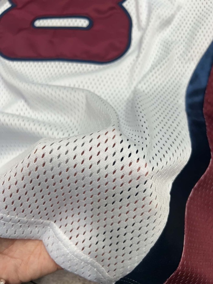 1:1 quality version Co-branded Mesh American Short Sleeve Football Jersey Tee 2 colors 29045931