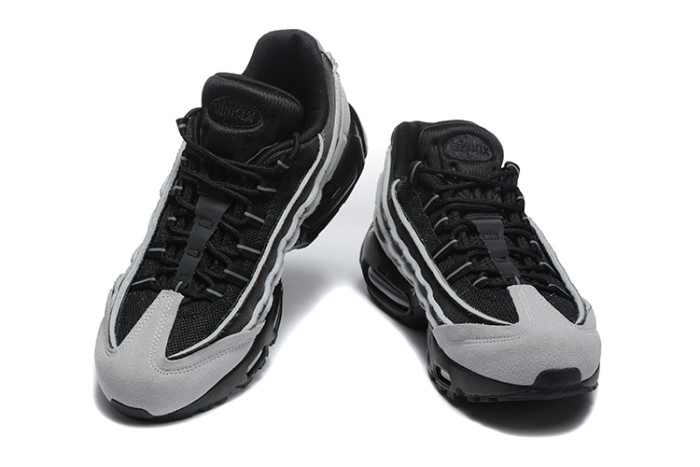 [plus-size shoes]@ir Max 95 Black Grey Gradient  Air Cushion Running Shoes 29045571