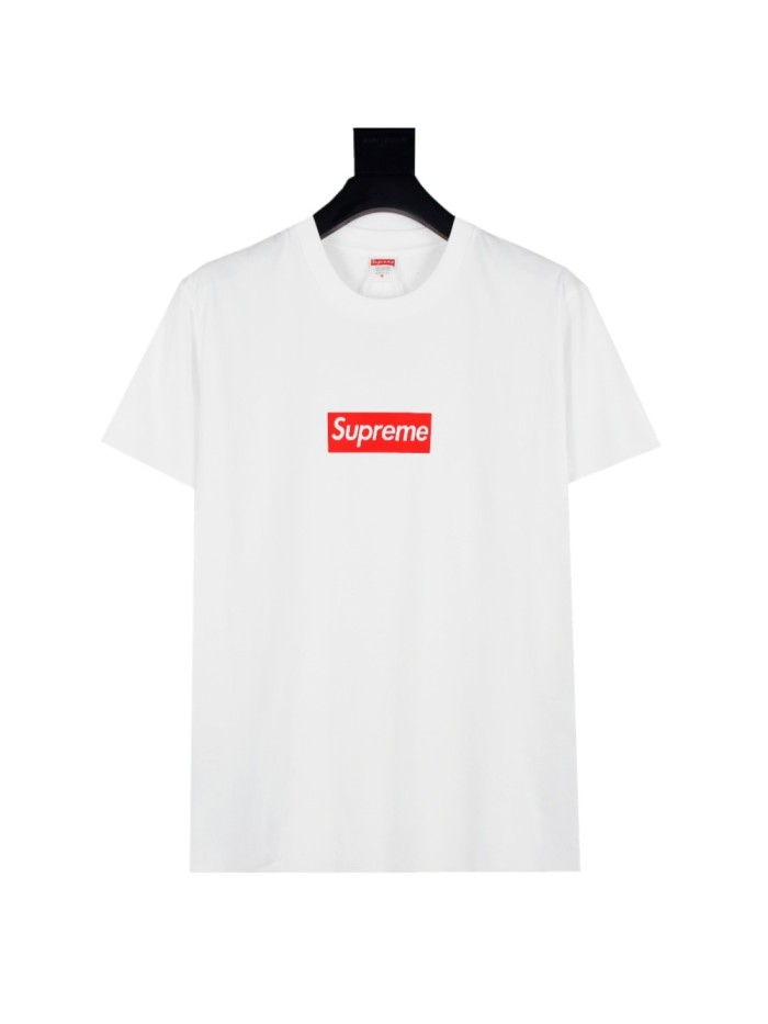 Supreme Red Box Logo White Cotton T-Shirt Tee 29047468