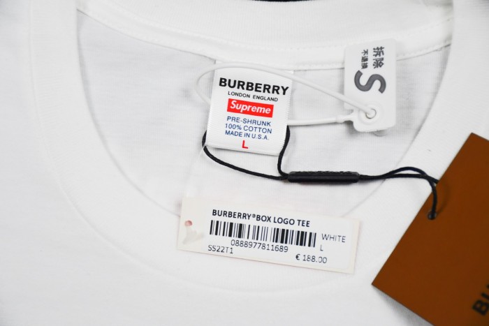 Tartan Plaid Box Logo Crew Neck Tee 2 colors 29047427