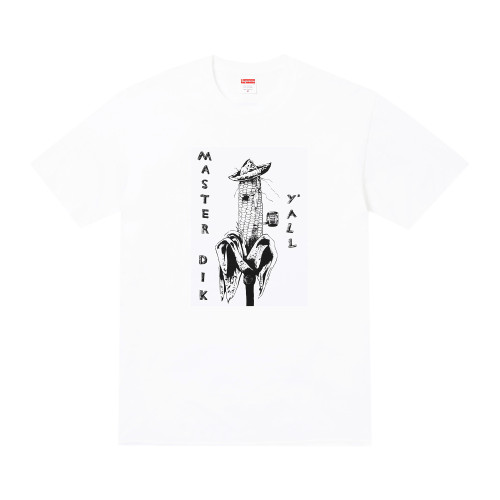 Master Dik  Corn Print Black Cotton T-Shirt Tee 2 colors 29047685