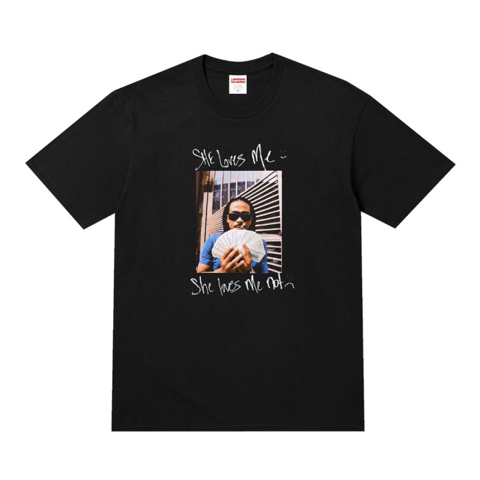 Hip Hop Rapper Graphic Print Casual T-Shirt Tee 2 colors 29047525