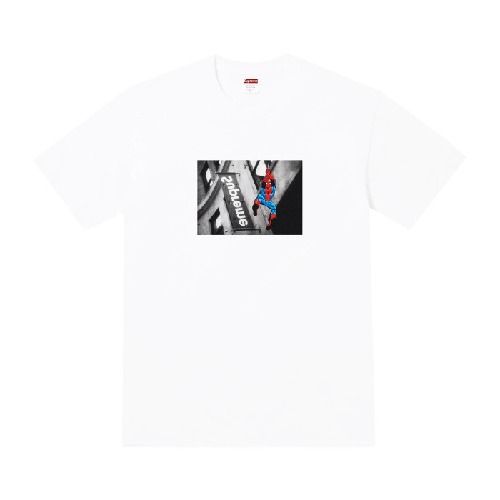 Spider-Man Photo Print Black Cotton T-Shirt Tee 2 colors 29047515