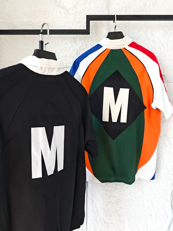 1:1 quality version Contrast Color Logo Cartoon Embroidered American Polo Tee 2 colors 29047409