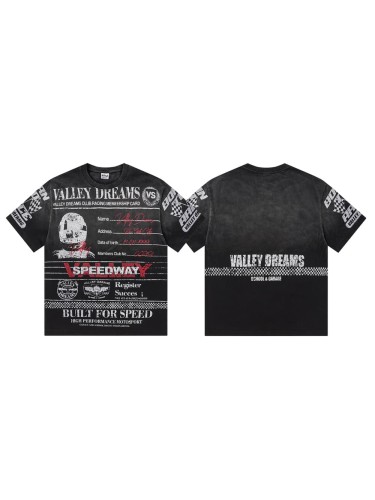 Racing Membership Card Print Washed Tee 29047379