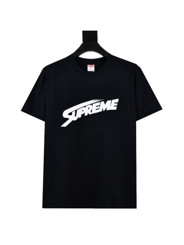Supreme Letter Print Crew Neck Streetwear Tee 2 colors 29047406