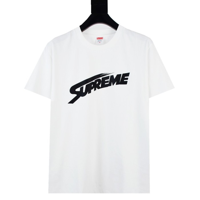 Supreme Letter Print Crew Neck Streetwear Tee 2 colors 29047406