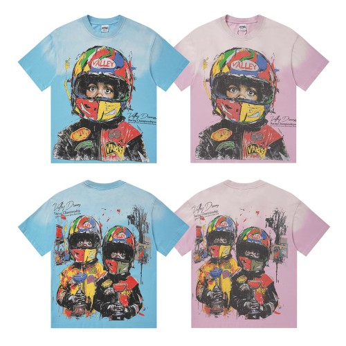 Racing Helmet Kid Print Washed Tee 2 colors 29047380
