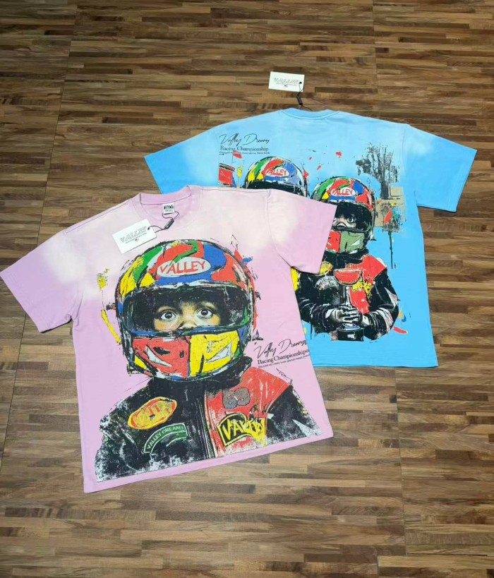Racing Helmet Kid Print Washed Tee 2 colors 29047380