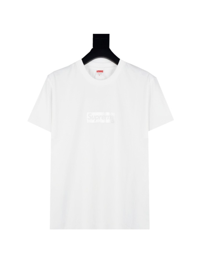 Streetwear Style Subtle Box Logo White Tee 29047477