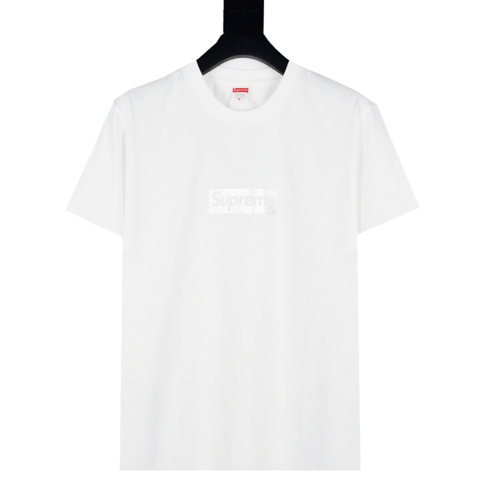 Streetwear Style Subtle Box Logo White Tee 29047477
