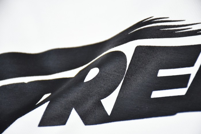 Supreme Letter Print Crew Neck Streetwear Tee 2 colors 29047406
