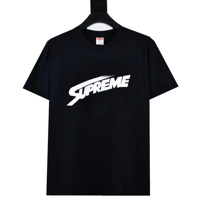 Supreme Letter Print Crew Neck Streetwear Tee 2 colors 29047406