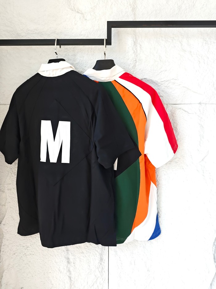 1:1 quality version Contrast Color Logo Cartoon Embroidered American Polo Tee 2 colors 29047409