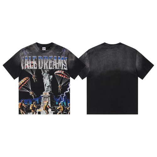 Statue Of Liberty Paratrooper Print Washed Tee 29047382