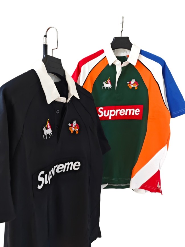 1:1 quality version Contrast Color Logo Cartoon Embroidered American Polo Tee 2 colors 29047409