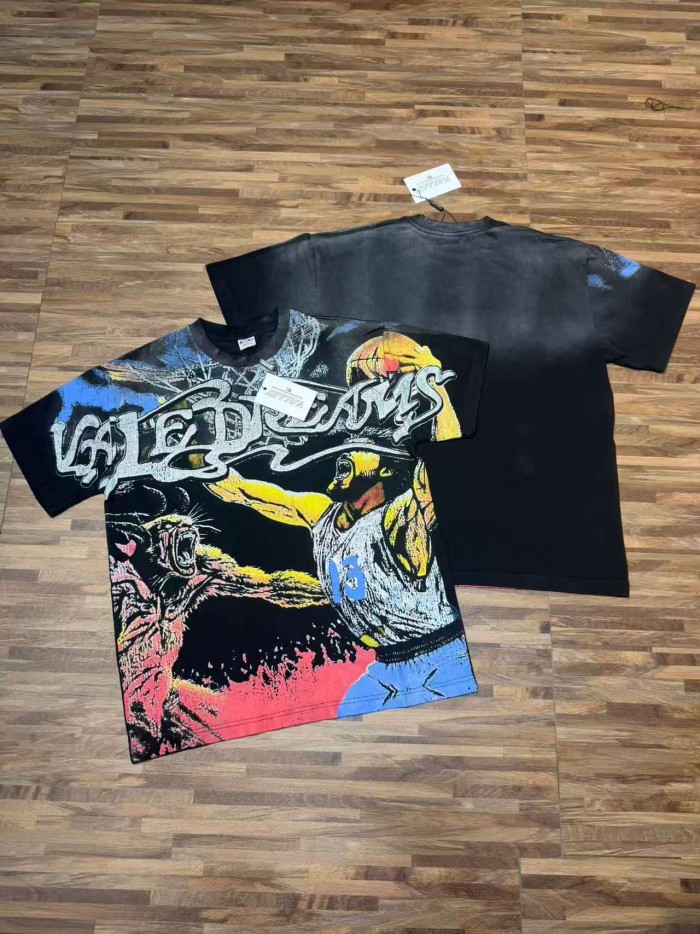 Basketball Beast Duel Print Washed Tee 29047373