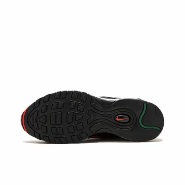 Air Max 97 White Red Green Undefeated Branded Tape Reflective Running Shoes 2 colors 29062783