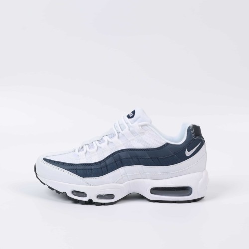 [plus-size shoes]Air Max 95 White Navy Blue Gradient Air Cushion Casual Sneakers 29064995