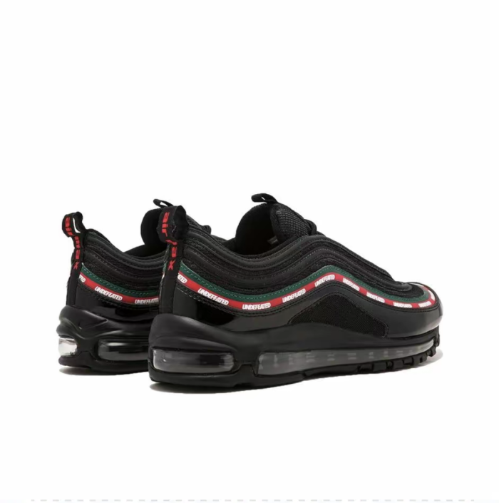 Air Max 97 White Red Green Undefeated Branded Tape Reflective Running Shoes 2 colors 29062783