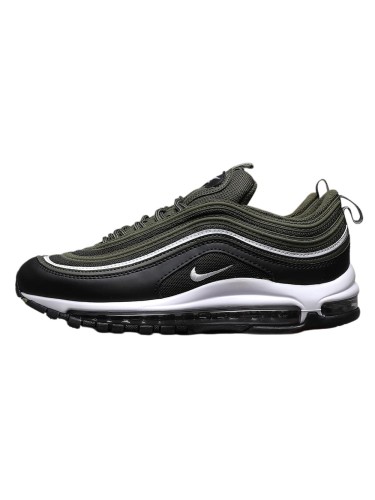 Air Max 97 Olive Green and Black Reflective Strip Casual Running Shoes 29062693